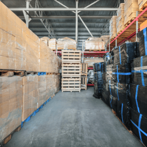 Warehouse of items